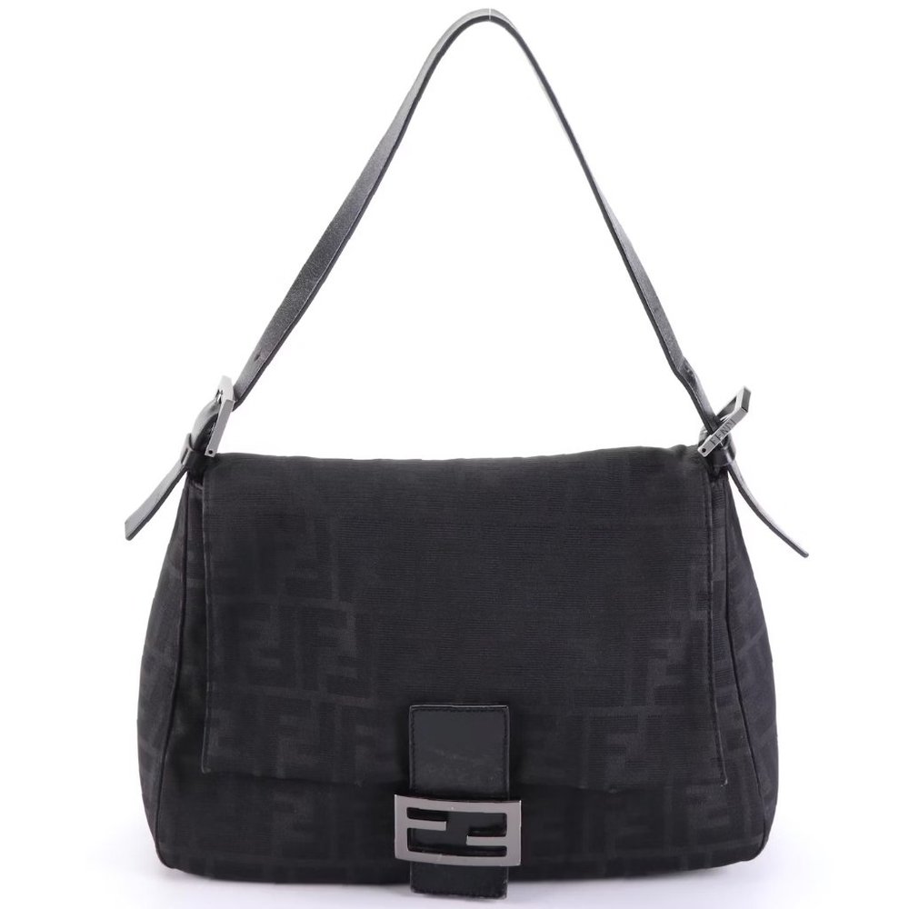 Fendi Mama in Black Zucca Canvas